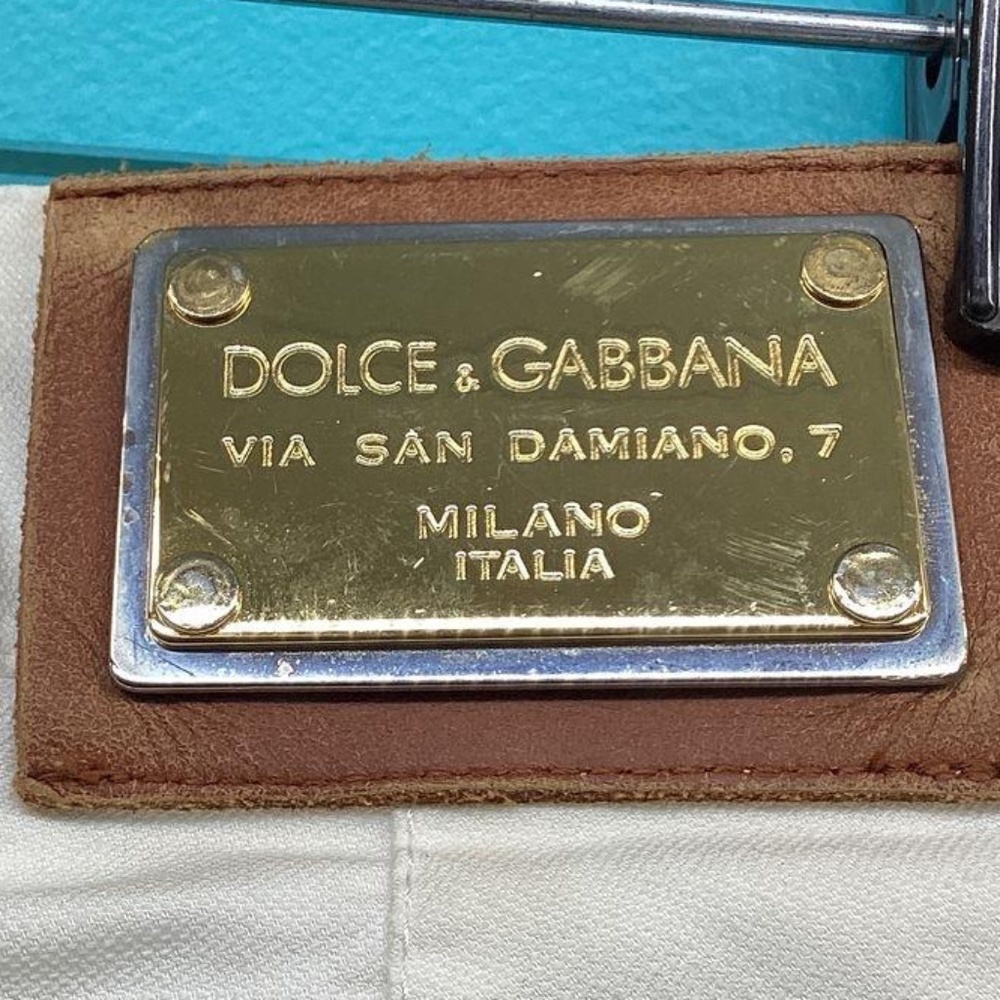 Dolce & Gabbana White Pants Women's - Size 38 W/ Coa - Picture 9 of 9